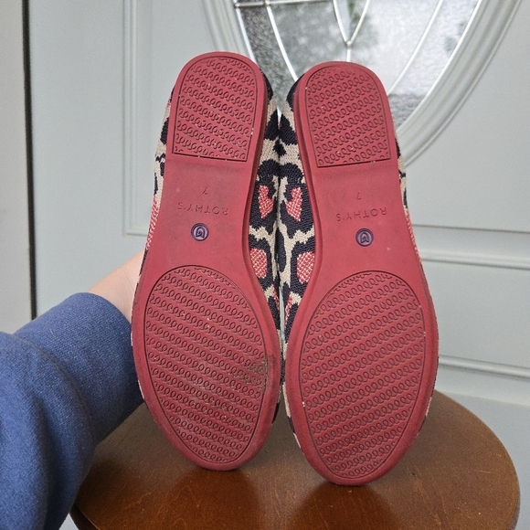 Rothy's The Flat Red Cat Flats Retired - Picture 4 of 9